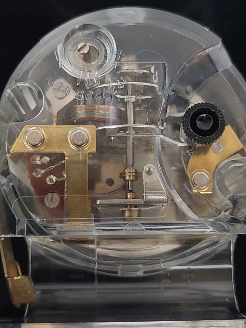 Rare New old stock!! 1970`s AEG bauhaus acrylic desk clock in box wow!!