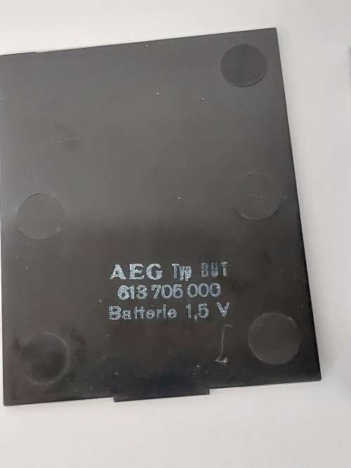 Rare New old stock!! 1970`s AEG bauhaus acrylic desk clock in box wow!!