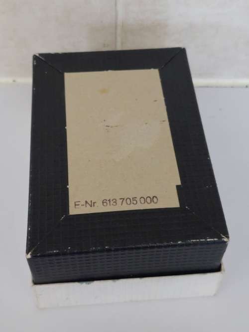 Rare New old stock!! 1970`s AEG bauhaus acrylic desk clock in box wow!!