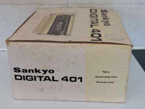 New old Stock!! 1970`s Sankyo digital 401 alarm clock value R3500