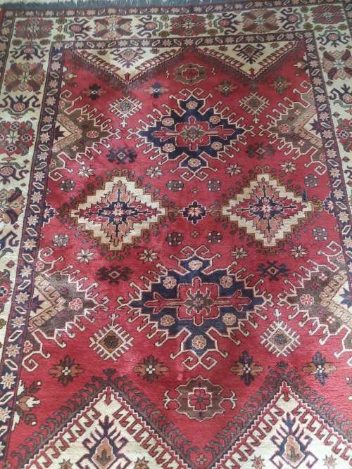 Magnificent!! Luxurious Vintage Turkish hand knotted carpet 2660 x 1960mm amazing colours!!!
