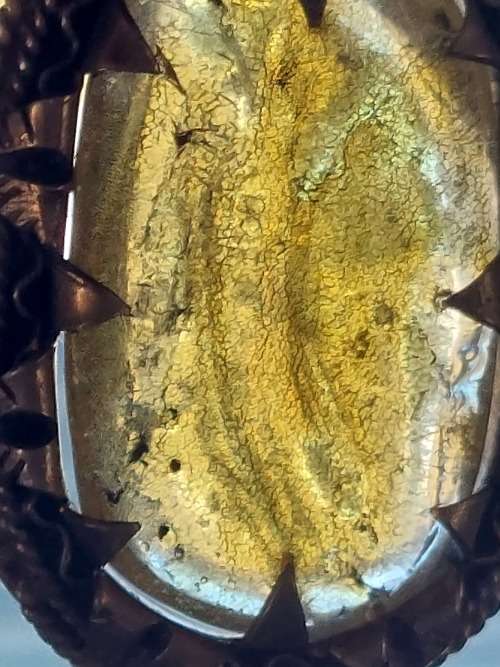 Amazing  antique Egyptian sterling silver amber pendant 7,3g stunning!!