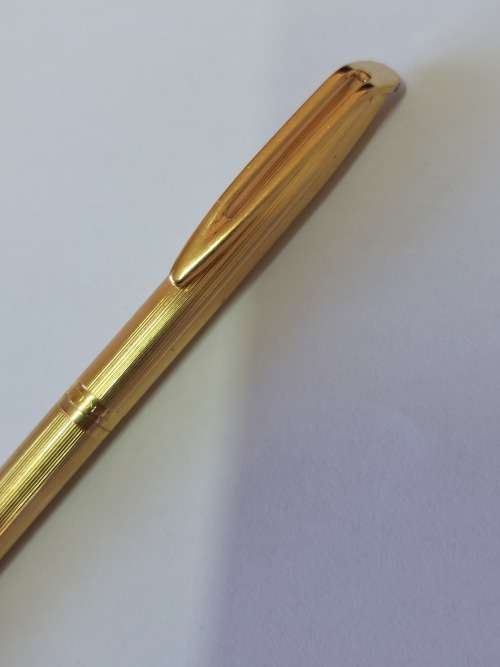 Wow vintage gold plated waterman ballpoint pen near mint!!