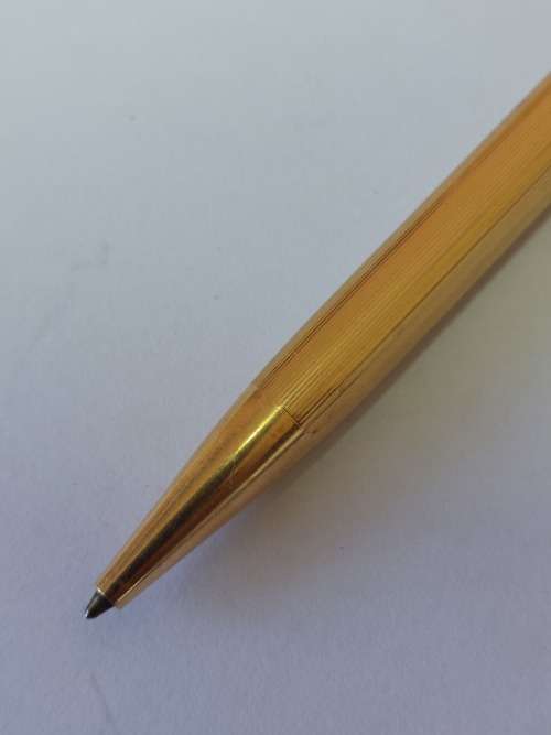Wow vintage gold plated waterman ballpoint pen near mint!!