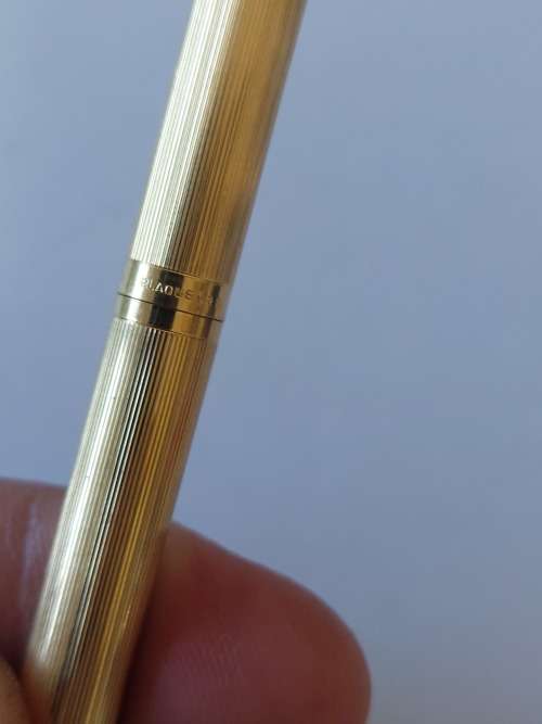 Wow vintage gold plated waterman ballpoint pen near mint!!