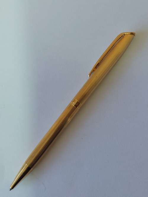 Wow vintage gold plated waterman ballpoint pen near mint!!