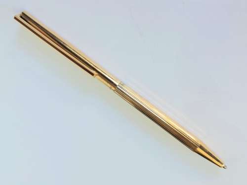 Rare!! Vintage St Dupont sterling silver ballpoint pen with gold plating Value R2500