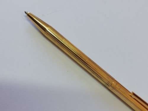 Rare!! Vintage St Dupont sterling silver ballpoint pen with gold plating Value R2500