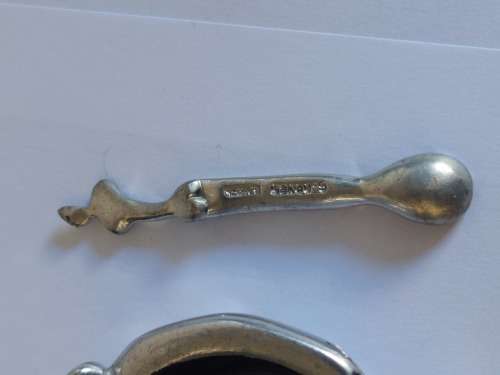 Stylish!! Carrol Boyes condiment bowl with condiment spoon WOW!!
