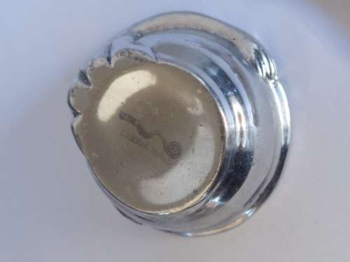 Stylish!! Carrol Boyes condiment bowl with condiment spoon WOW!!