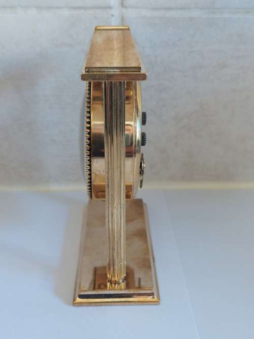 Spectacular!! Vintage solid brass Swiza 8 day alarm clock 100% working!! Amazing condition!!