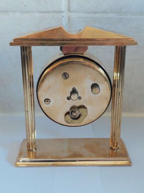 Spectacular!! Vintage solid brass Swiza 8 day alarm clock 100% working!! Amazing condition!!