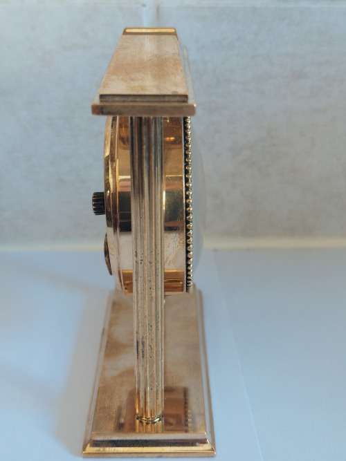 Spectacular!! Vintage solid brass Swiza 8 day alarm clock 100% working!! Amazing condition!!
