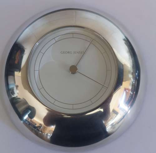 Wow!! George Jensen pewter wall clock Value R3500