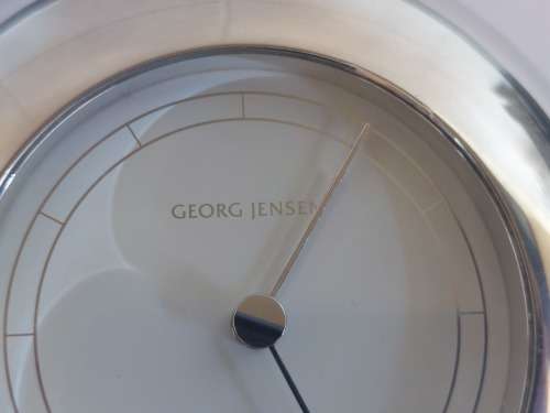 Wow!! George Jensen pewter wall clock Value R3500