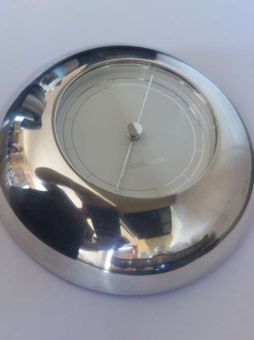 Wow!! George Jensen pewter wall clock Value R3500