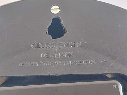 Wow!! George Jensen pewter wall clock Value R3500