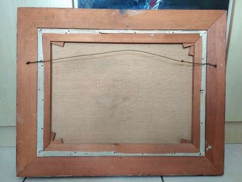 AMAZING!! Signed antique oil on canvas of Hout Bay 610 x 460mm Wow!!