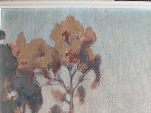 Rare!! Large Erich Mayer oil on card dated 1936,  350 x 280mm Value R18500