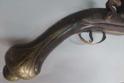 Rare!! 18th century Turkish Ottoman Empire flintlock pistol circa 1750 Value R9500