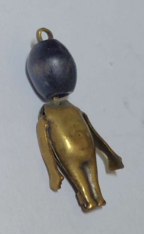 Rare!! WW1 `Fums up``touch wood` lucky charm Value R1000