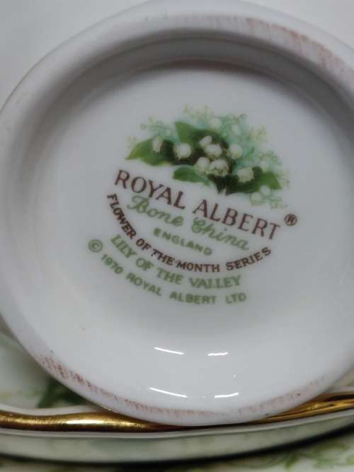 1970`s Royal Albert `May` months of the year trio mint in box Value R1200