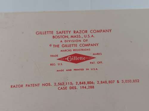 Rare!! MINT in box Gillette Aristocrat Value R7500
