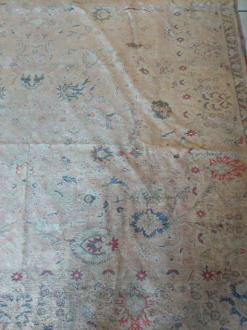 Magnificent!! Antique persian 100% silk carpet circa 1920 Value R15000