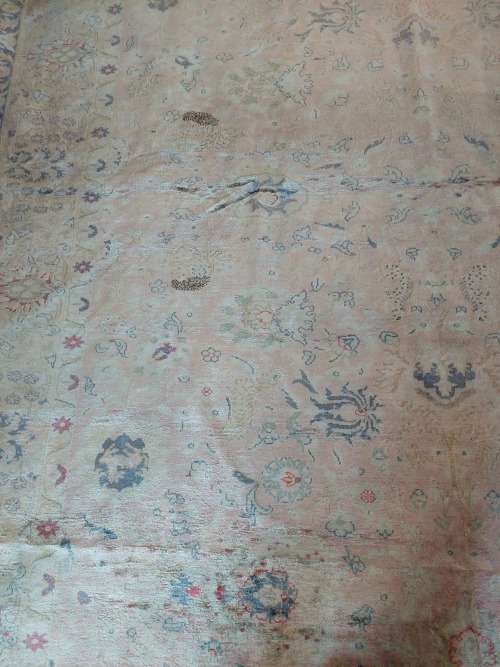Magnificent!! Antique persian 100% silk carpet circa 1920 Value R15000