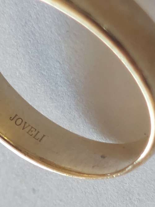 Beautiful good plated solid sterling silver & cz ring by Joveli 6,8g wow!!