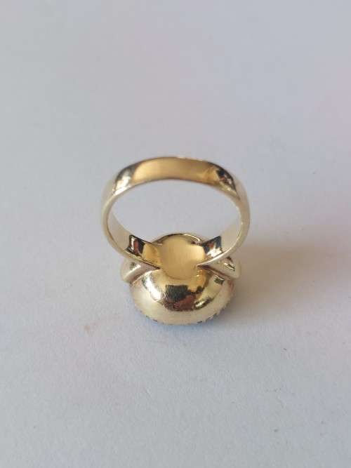 Beautiful good plated solid sterling silver & cz ring by Joveli 6,8g wow!!