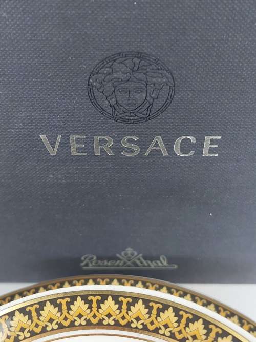 Wow!! MINT in box + cert Versace blue Medusa duo Value R5000 Wow!!