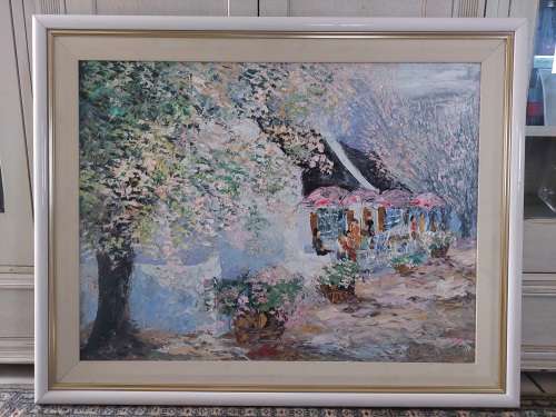 Amazing large Lynette Hamman oil on board 800 x 600mm value R3500