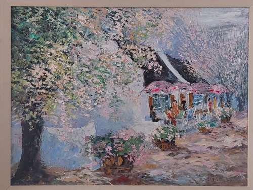 Amazing large Lynette Hamman oil on board 800 x 600mm value R3500