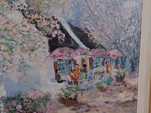 Amazing large Lynette Hamman oil on board 800 x 600mm value R3500