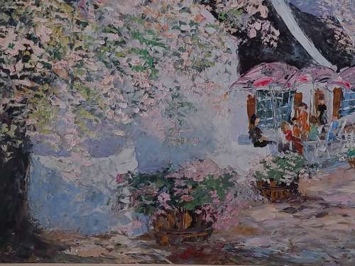 Amazing large Lynette Hamman oil on board 800 x 600mm value R3500