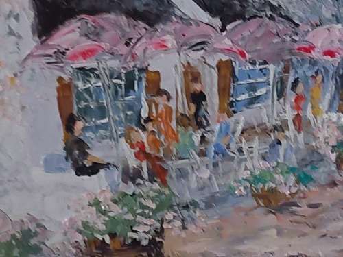 Amazing large Lynette Hamman oil on board 800 x 600mm value R3500