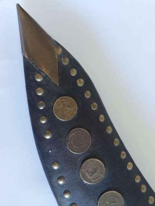 Large vintage Nepal Gurkha bone handle Kukri amazing piece Value R2500
