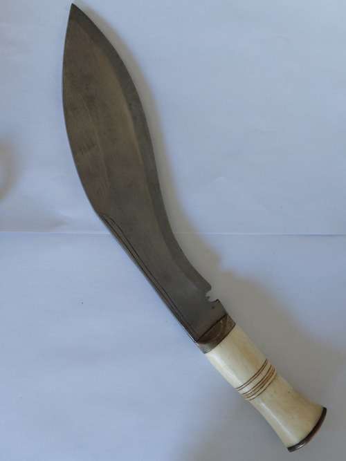 Large vintage Nepal Gurkha bone handle Kukri amazing piece Value R2500