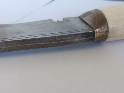 Large vintage Nepal Gurkha bone handle Kukri amazing piece Value R2500