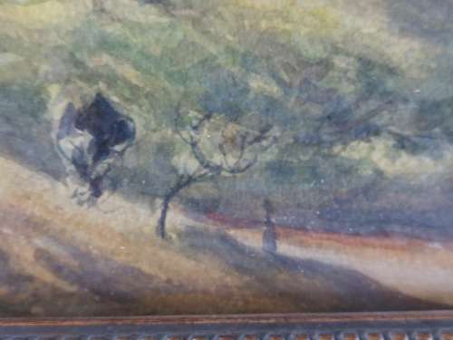 Rare!! Mabel Withers watercolour of huts in a landscape 370 x 260 Value R1500