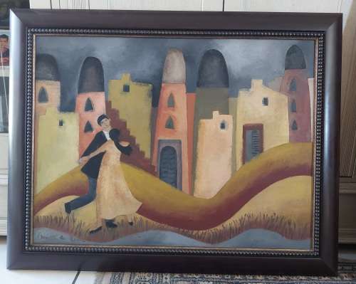 Gorgeous Christa de Kock acrylic on board 800 x 600mm Value R5500