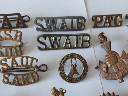 Amazing high value Collection of Military badges wow!!