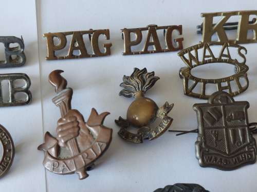 Amazing high value Collection of Military badges wow!!