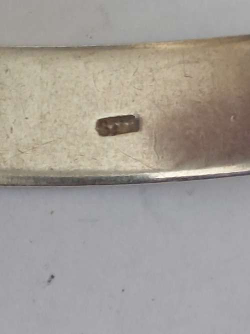 Thick quality vintage 10mm sterling silver bangle 19,2g wow!!