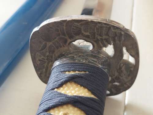 Amazing!! Vintage Marto Toledo blue katana sword Value R4500
