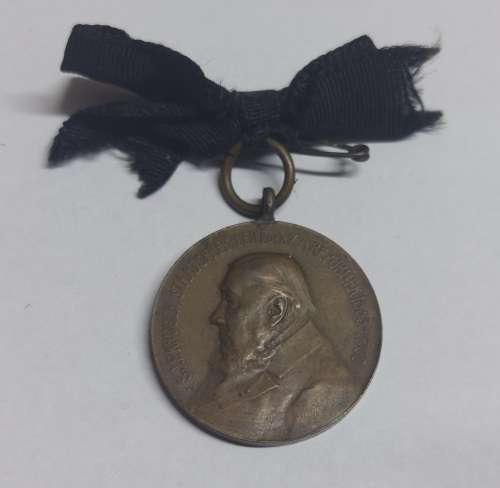 Rare!! 1904 Paul Kruger begrafnis medallion Wow!!