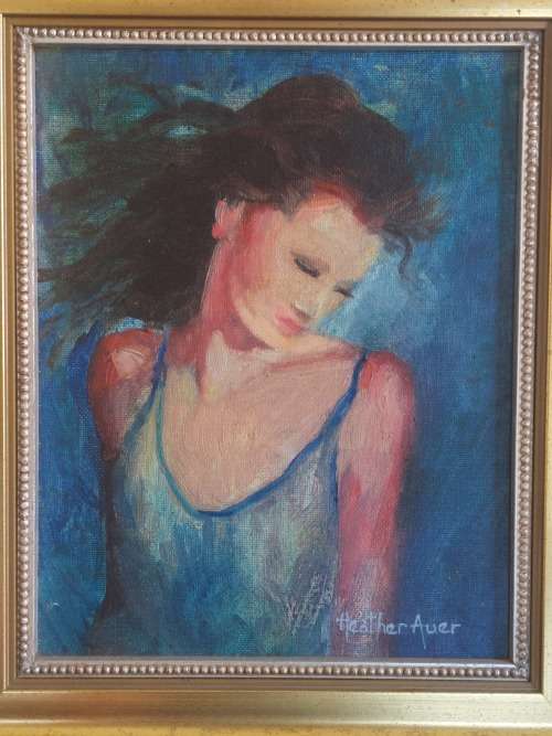 Stunning!! Heather Auer oil on canvas board 255 x 205mm Value R2500