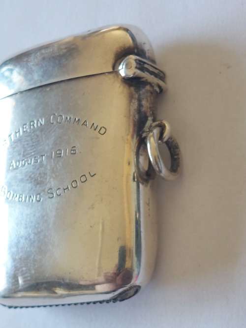 Rare!! WW1,  1915 Chester silver Northern Command bombing school value R2500