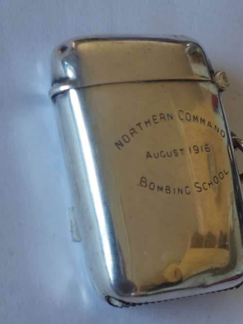 Rare!! WW1,  1915 Chester silver Northern Command bombing school value R2500